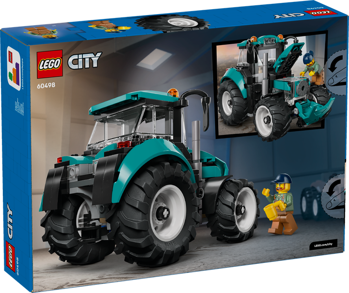 Конструктор Lego City Трактор 60498 - Фото 2 Конструктор Lego City Трактор 60498 - изображение 2