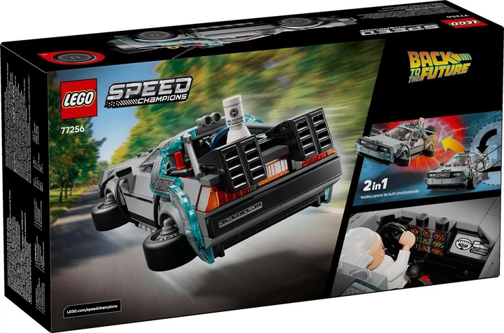 Конструктор Lego Speed Champions Машина часу з фільму «Назад у майбутнє» 77256 - Фото 2 Конструктор Lego Speed Champions Машина часу з фільму «Назад у майбутнє» 77256 - зображення 2