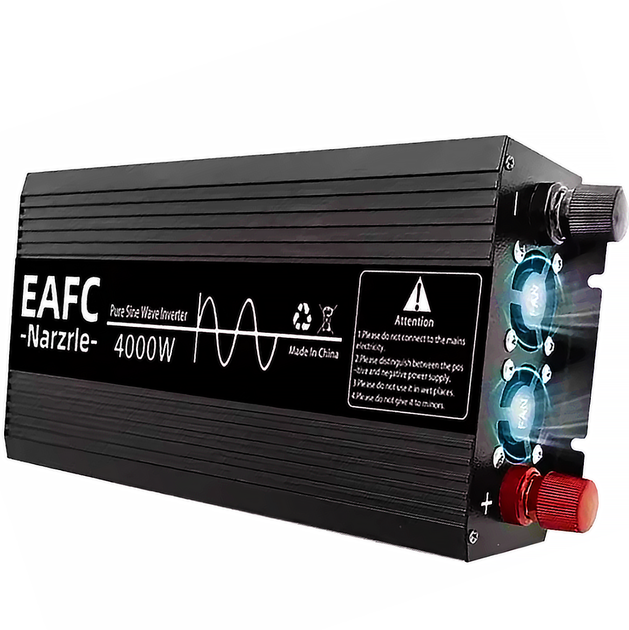Инвертор EAFC 12V/220V 4000W (2000W номинальная), чистая синусоида - изображение 4