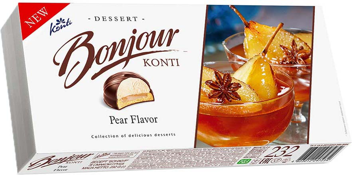 Десерт Konti Bonjour со вкусом груши 232 г (4823012261223) – купить в ...