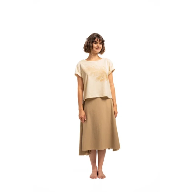Женская футболка с принтом Turbat Misool Wmn cloud cream/brown M (100085493) - Фото 2 Женская футболка с принтом Turbat Misool Wmn cloud cream/brown M (100085493) - изображение 2