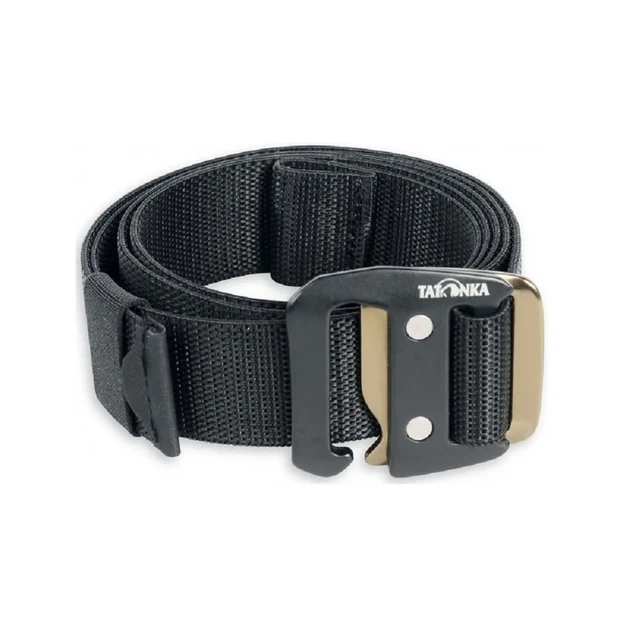 Ремінь тканинний Tatonka Stretch Belt 38 mm Black (100042343) - Фото 1 Ремінь тканинний Tatonka Stretch Belt 38 mm Black (100042343) - зображення 1