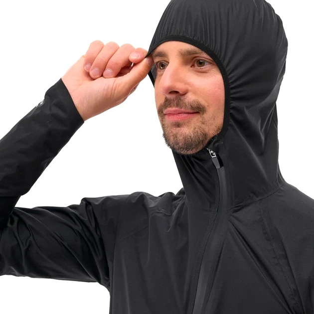 Куртка Compressport Hurricane Waterproof 10/10 Jacket Black L (100075494) - изображение 4