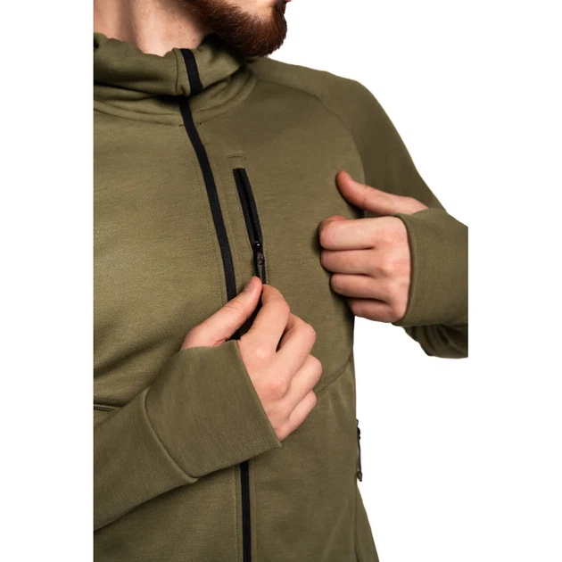 Флисовая мужская кофта Turbat Peak Mns avocado green M (100076557) - Фото 5 Флисовая мужская кофта Turbat Peak Mns avocado green M (100076557) - изображение 5