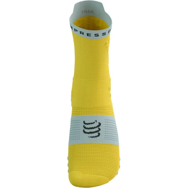 Носки компрессионные высокие Compressport Pro Racing Socks V4.0 Trail Maize/dawn blue S (100081372) - изображение 3