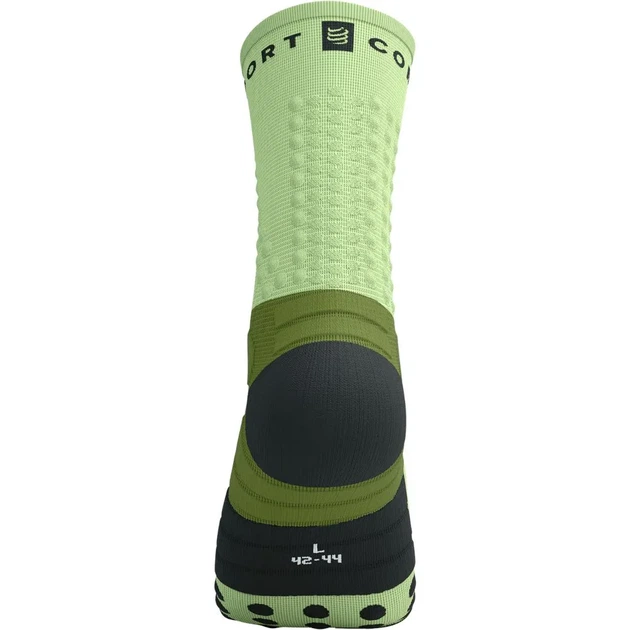 Беговые носки для марафона на длинные дистанции Compressport Ultra Trail Socks V2.0 Woodbine/shadow lime L (100081079) - изображение 3