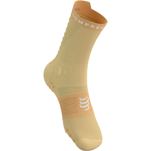 Носки компрессионные высокие Compressport Pro Racing Socks V4.0 Trail Impala/buff orange L (100081371) - изображение 2