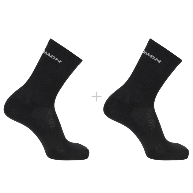 Носки (2 пары) Salomon EVASION CREW 2-PACK 39/41 черный sC20838 - Фото 1 Носки (2 пары) Salomon EVASION CREW 2-PACK 39/41 черный sC20838 - изображение 1
