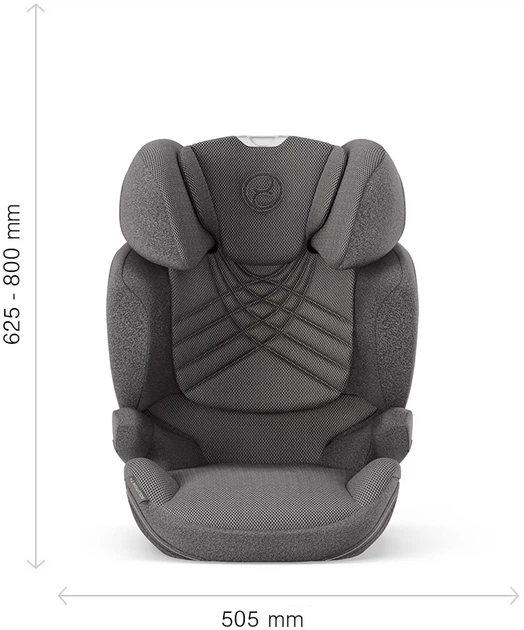 Fotelik samochodowy Cybex Solution T i-Fix Plus Mirage Grey Platinum (4063846380237) - obraz 12