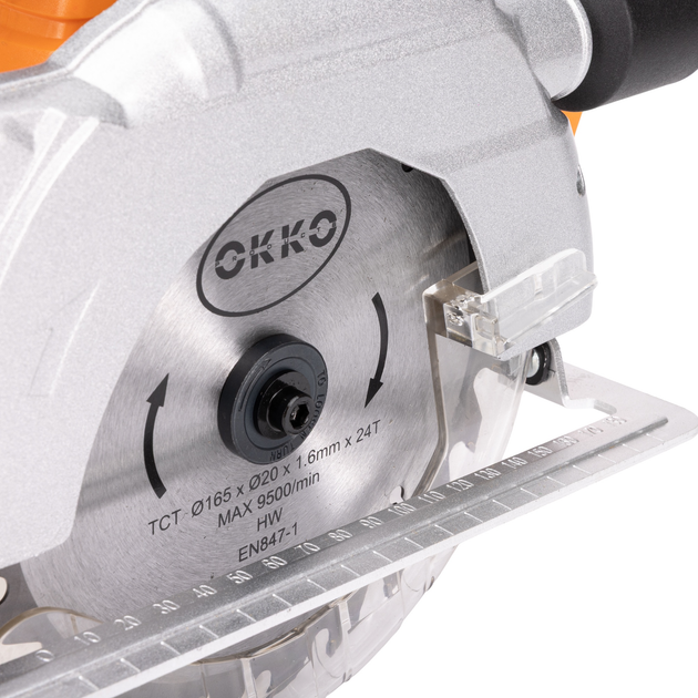 Piła tarczowa OKKO TD8663 18 V (4772013451471) - obraz 3