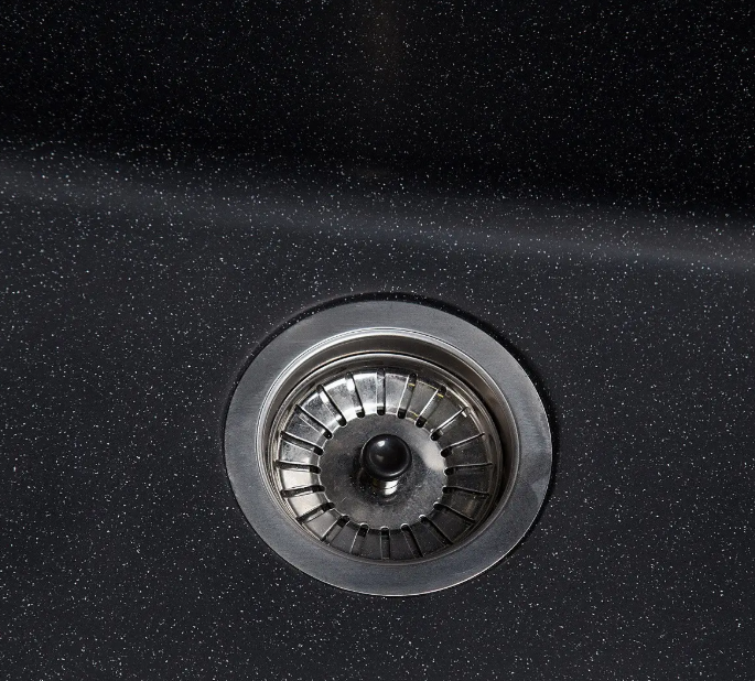 Гранитная кухонная мойка черного цвета Romzha Patrat. Гранитные мойки на кухню - изображение 4