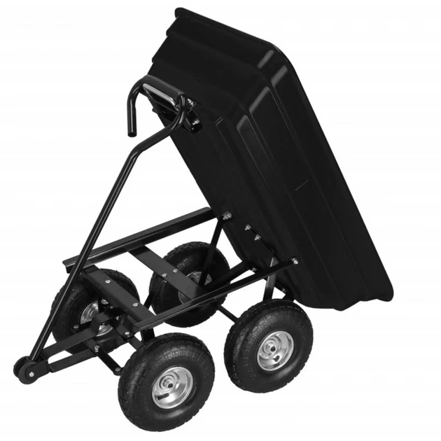 Садовий візок Springos GA0083 110 X 51 X 95 см Чорний - зображення 3