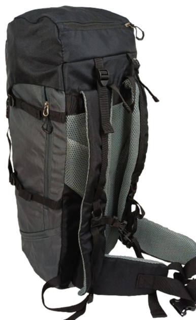 Легкий походный, туристический рюкзак с дождевиком 45L черный Adventuridge (2000003461059) - изображение 6