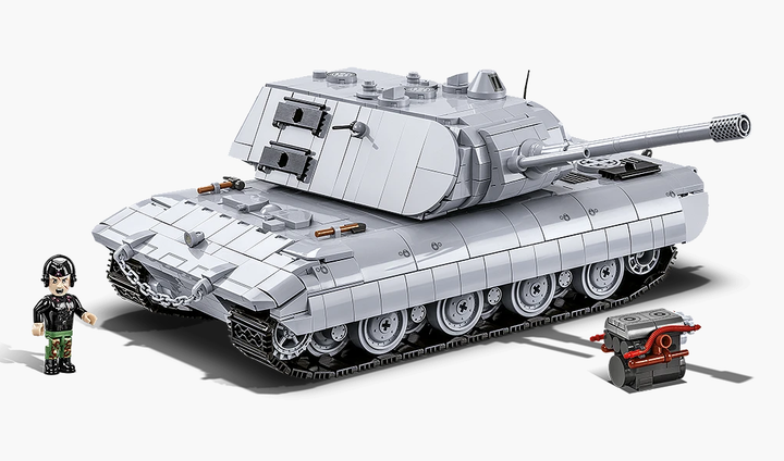 Конструктор детский танк Panzerkampfwagen E-100 COBI 2572 - изображение 2