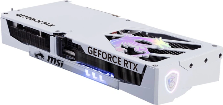 Karta graficzna MSI PCI-Ex GeForce RTX 5070 Ti Gaming Trio OC White 16GB GDDR7 (256bit) (2580/28000) (HDMI, 3 x DisplayPort) (GeForce RTX 5070 Ti 16G GAMING TRIO OC WHITE) - obraz 4