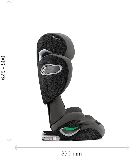 Fotelik samochodowy Cybex Solution T i-Fix Mirage Grey Platinum (4063846380596) - obraz 6