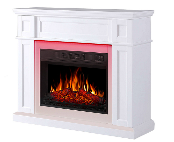 Електрокамін ArtiFlame Linz AF23S білий з LED підсвічуванням - изображение 4