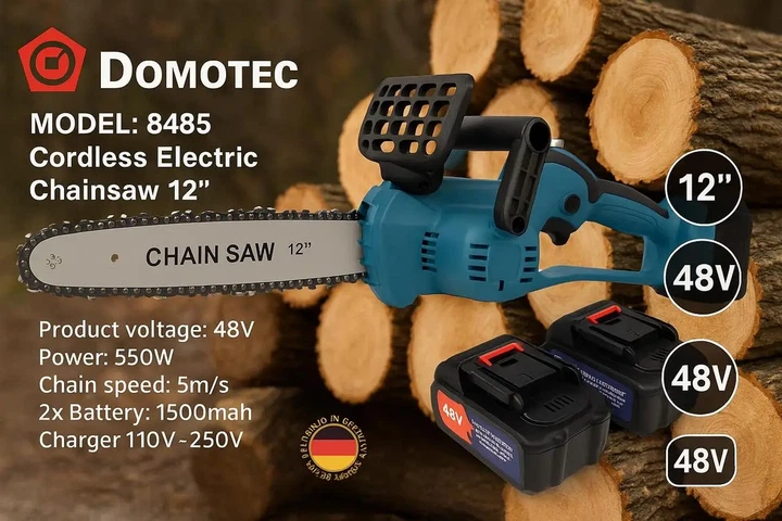 Акумуляторна міні-ланцюгова пилка 12" Tools ART 8485 (00848) - изображение 7