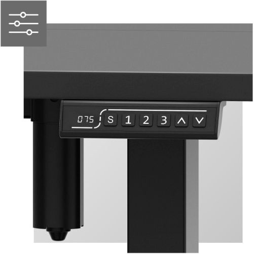 Biurko gamingowe Huzaro Mark Adler Leader 7.6 Black (MA-LEADER 7.6 BLACK) - obraz 4