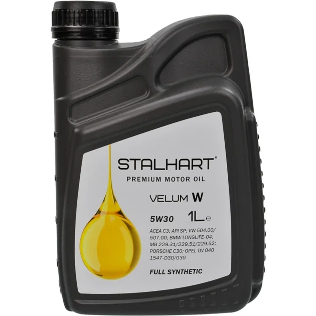 Олива моторна Stalhart Velum W 5W-30 (1л.) - Фото 1 Олива моторна Stalhart Velum W 5W-30 (1л.) - зображення 1