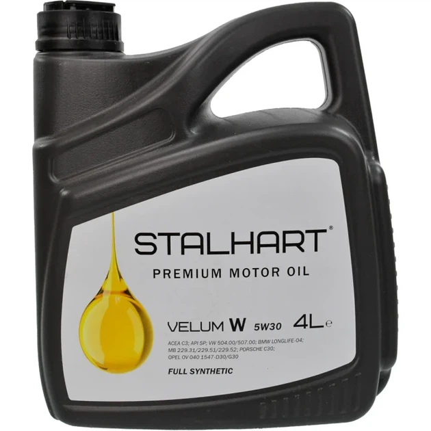 Олива моторна Stalhart Velum W 5W-30 (4л.) - Фото 1 Олива моторна Stalhart Velum W 5W-30 (4л.) - зображення 1