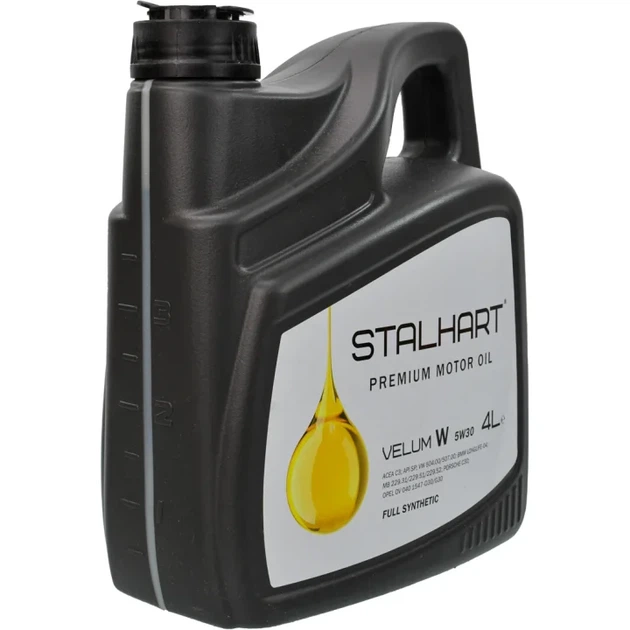 Олива моторна Stalhart Velum W 5W-30 (4л.) - Фото 2 Олива моторна Stalhart Velum W 5W-30 (4л.) - зображення 2