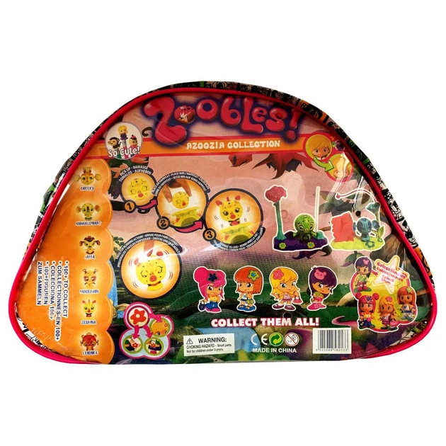 Игровой набор Zoobles 5 в 1 Spring to Life, 3 домика Happitat и