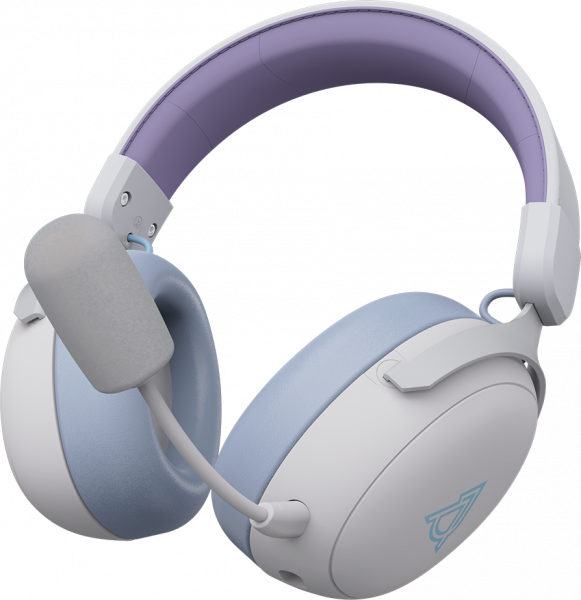 Бездротова ігрова гарнітура Ajazz ahm08 max Purple White Blue (ahm08-max-pwb) - Фото 1 Бездротова ігрова гарнітура Ajazz ahm08 max Purple White Blue (ahm08-max-pwb) - изображение 1