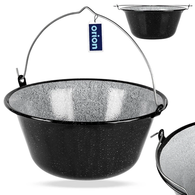 Казанок висячий Orion 111071 емальований 13 л (8592381096465) - зображення 4