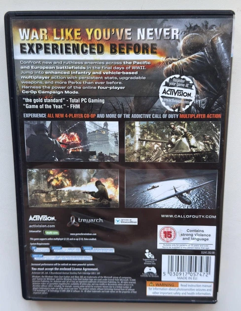 Диск для PC - Call of Duty World at War, англійська версія, Б/В - зображення 2