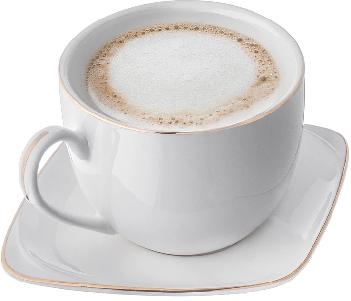 Zestaw filiżanek Kadax Fraisse ze spodkami 2x250 ml (5906638301104) - obraz 3