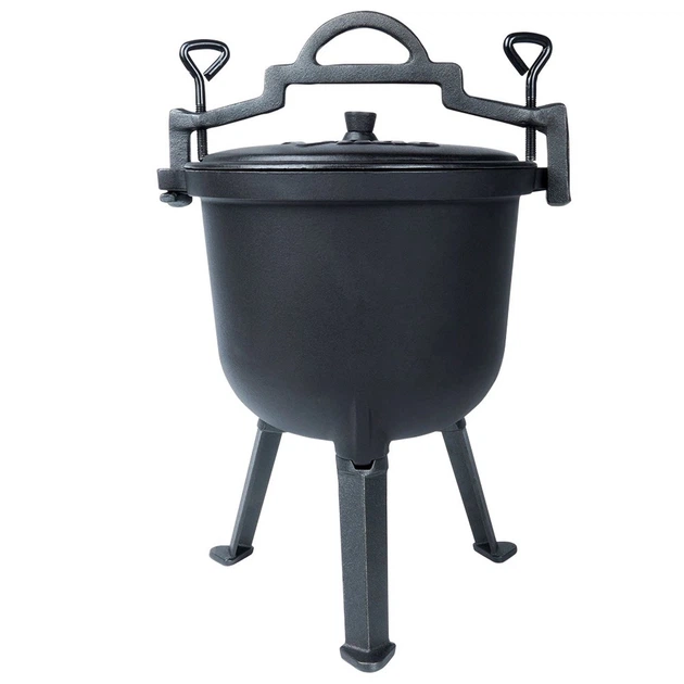 Чавунний казанок Orion 199051 CAST LINE на ніжках з кришкою 8 л (5904316471897) - зображення 2