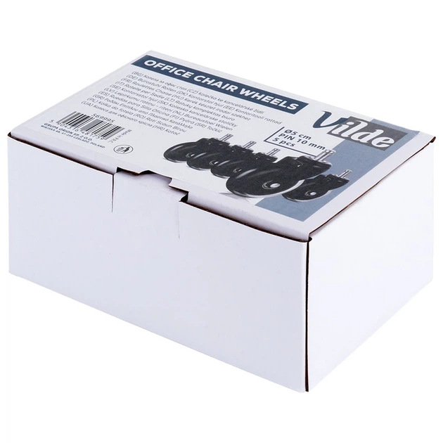 Kółka do fotela Vilde 569995 IKEA kauczukowe 5 cm x 10 mm 5 szt (5904316481759) - obraz 5