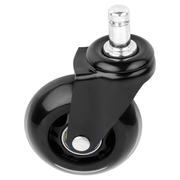 Kółka do fotela Vilde 569997 IKEA kauczukowe 6.3 cm x 10 mm 5 szt (5904316481773) - obraz 3