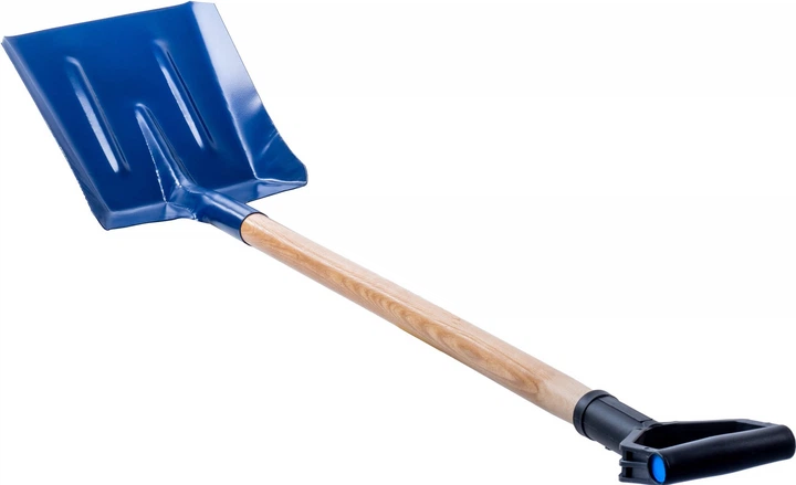 Лопата Kadax з дерев'яною ручкою 133 см Синя (K3464) - зображення 5