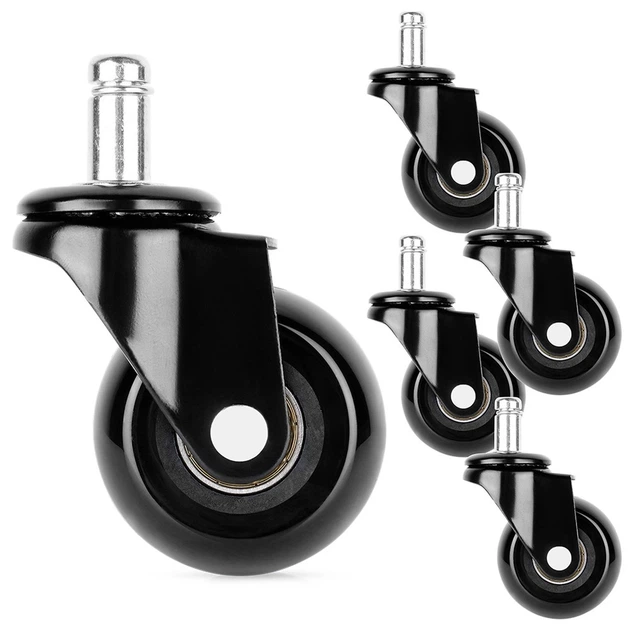 Kółka do fotela Vilde 569994 kauczukowe 5 cm x 10 mm 5 szt (5904316481742) - obraz 2