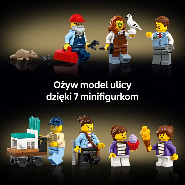 Zestaw klocków LEGO Icons Ulica handlowa 3456 elementów (11371) - obraz 6