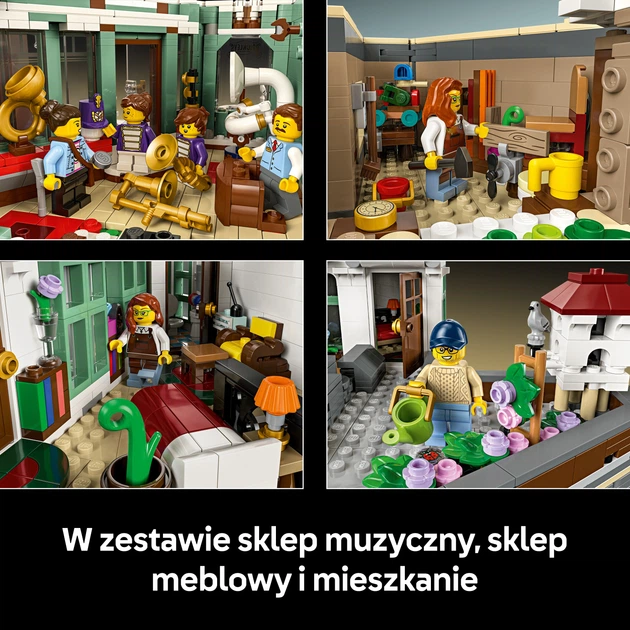 Zestaw klocków LEGO Icons Ulica handlowa 3456 elementów (11371) - obraz 7