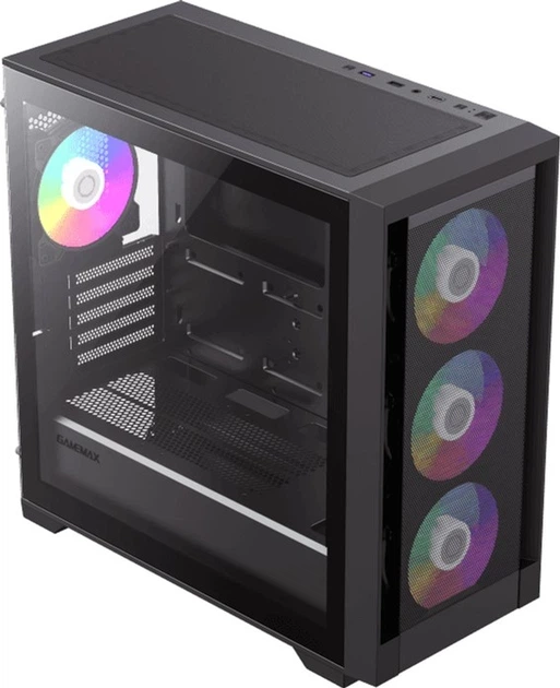 Корпус GameMax Defender MB з 4 ARGB вентиляторами - Фото 3 Корпус GameMax Defender MB з 4 ARGB вентиляторами - зображення 3