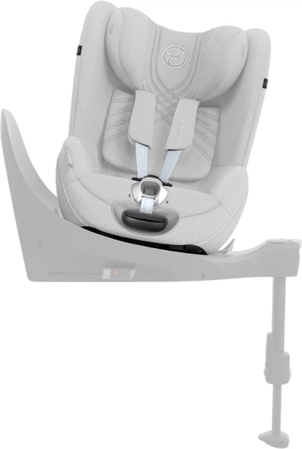 Fotelik samochodowy Cybex Sirona T i-Size Plus Platinum White Platinum (4063846405268) - obraz 2