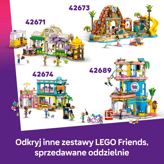Zestaw klocków LEGO Friends Restauracja z ogrodem 1465 elementów (42691) - Zdjęcie 8 Zestaw klocków LEGO Friends Restauracja z ogrodem 1465 elementów (42691) - obraz 8