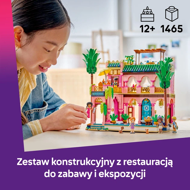 Zestaw klocków LEGO Friends Restauracja z ogrodem 1465 elementów (42691) - Zdjęcie 3 Zestaw klocków LEGO Friends Restauracja z ogrodem 1465 elementów (42691) - obraz 3