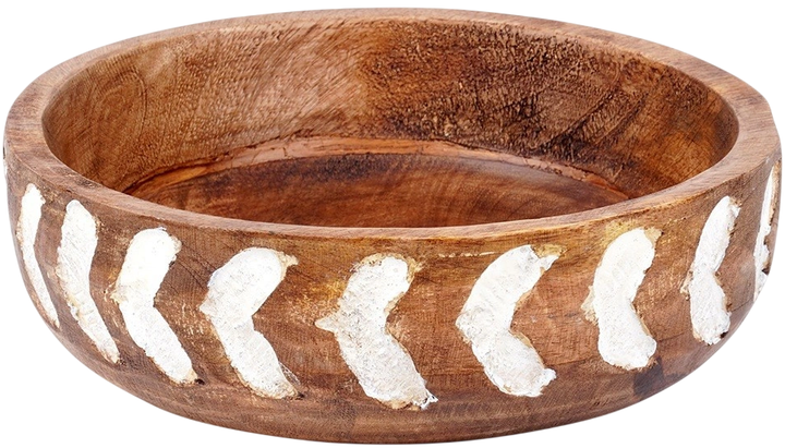 Miska drewniana Vilde Brązowa 20 cm 850 ml (8720573889469) - obraz 2