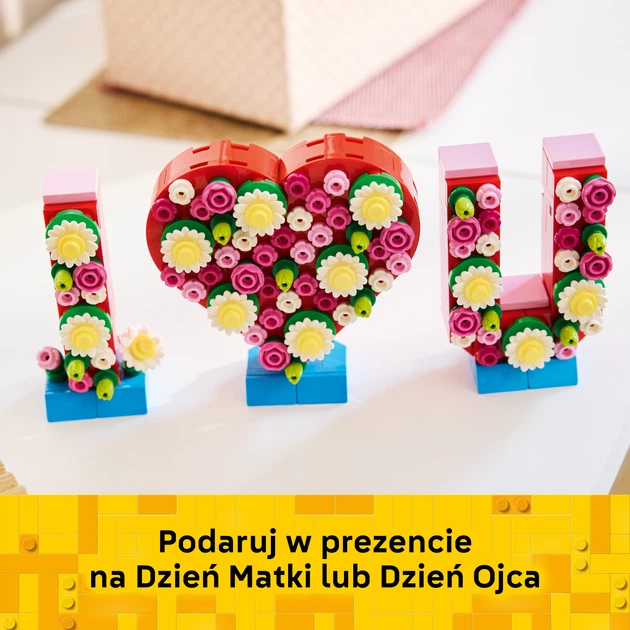 Zestaw klocków LEGO Litery pełne miłości 345 elementów (40867) - obraz 8