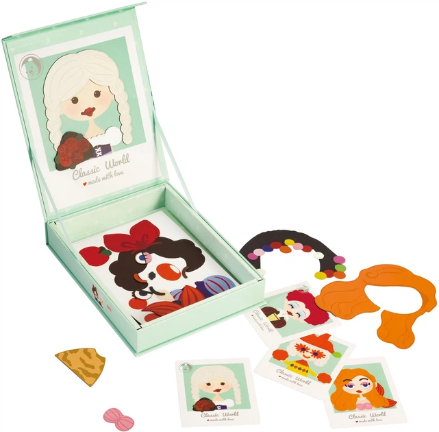 Настільна гра Ravensburger Classic World Магнітні обличчя (багатомовна версія) (6927049040535) - зображення 2