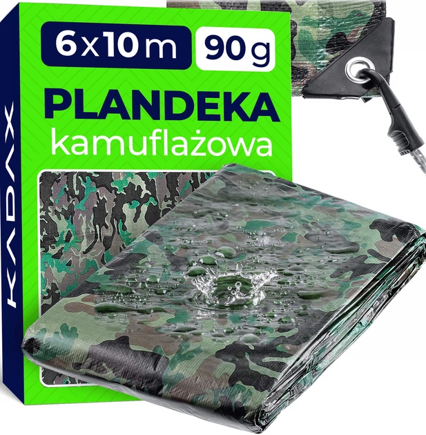Plandeka kamuflażowa Kadax Welden 6 x 10 m (K7842) - obraz 9