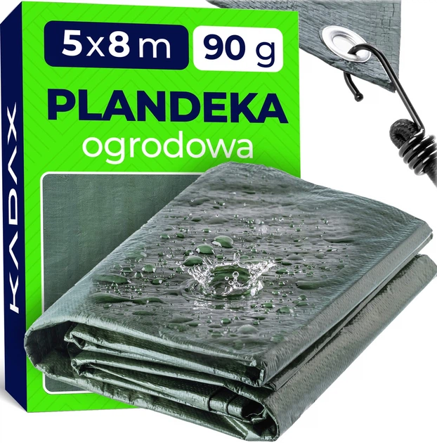 Plandeka okryciowa ogrodowa Kadax Korso 5 x 8 m Zielona (K5632) - obraz 4