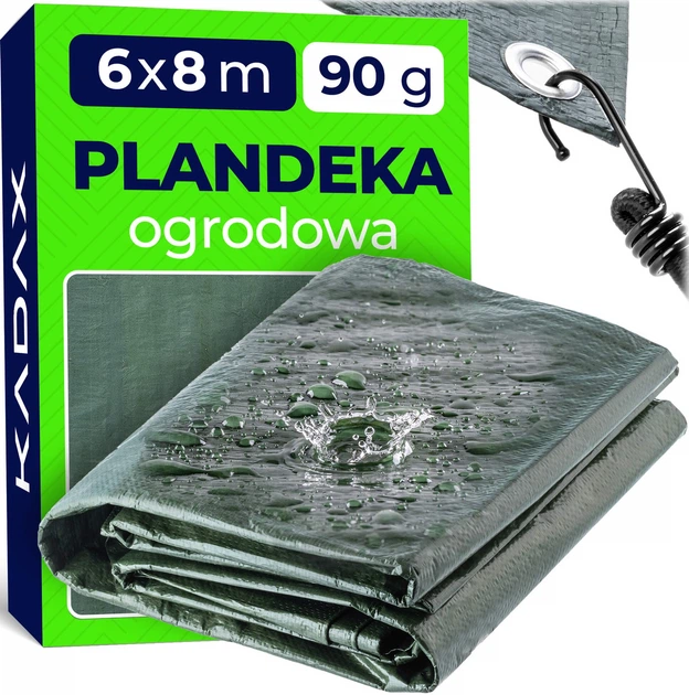 Plandeka okryciowa ogrodowa Kadax Korso 6 x 8 m Zielona (K5633) - obraz 4