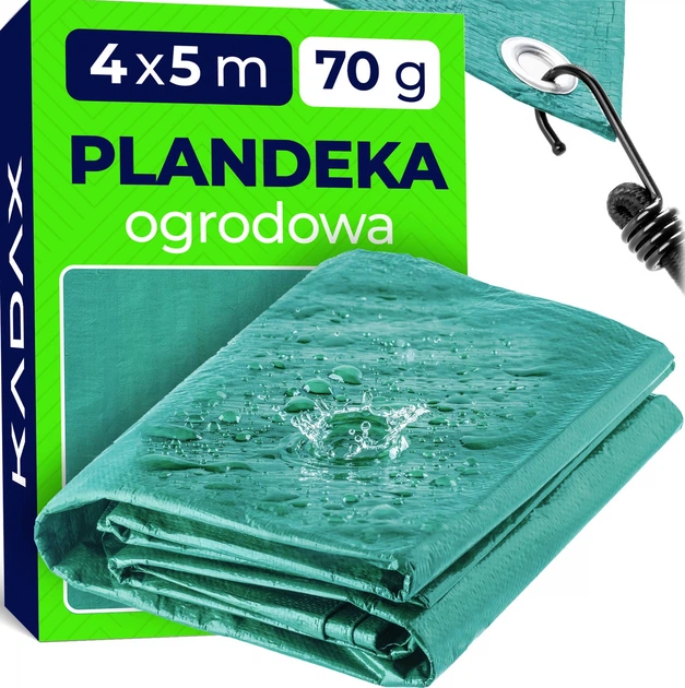 Plandeka ogrodowa Kadax Nole 4 x 5 m Zielona (K4114) - obraz 5