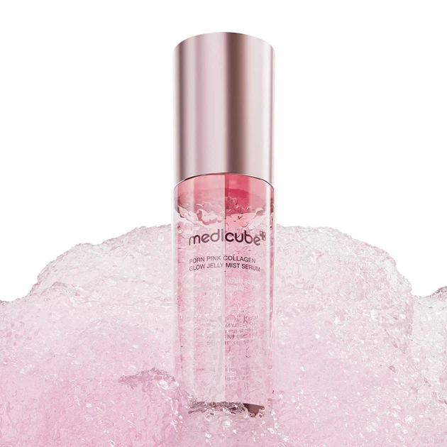 Зволожуюча сироватка міст з колагеном і PDRN для сяйва шкіри Medicube PDRN Pink Collagen Glow Jelly Mist Serum 100 мл - Фото 1 Зволожуюча сироватка міст з колагеном і PDRN для сяйва шкіри Medicube PDRN Pink Collagen Glow Jelly Mist Serum 100 мл - зображення 1